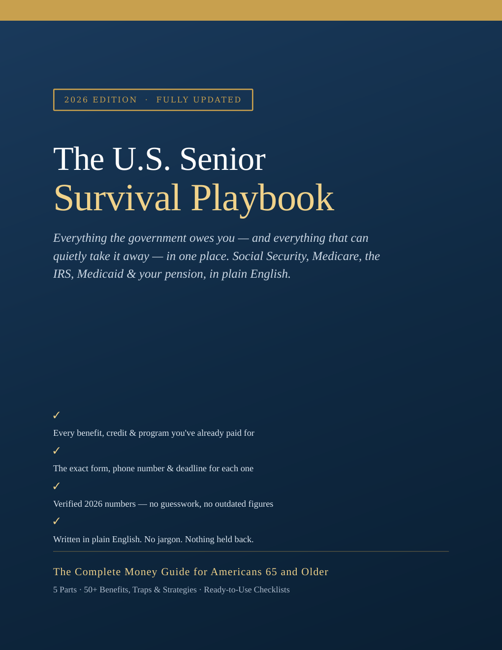 The U.S. Senior Survival Playbook 2026